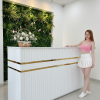 Quầy Lễ Tân Gỗ MDF Hiện Đại